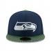 Men's Seattle Seahawks New Era Navy 2017 Sideline Official 59FIFTY Fitted Hat 2744867